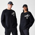 New Era Knit Black Knitted Sweater-klyvox
