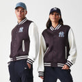 New York Yankees MLB Dark Brown Varsity Jacket-klyvox