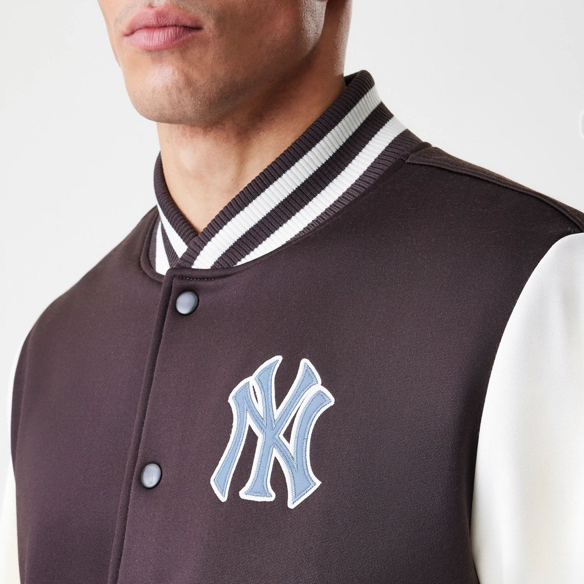 New York Yankees MLB Dark Brown Varsity Jacket-klyvox