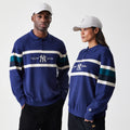 New York Yankees MLB Knit Navy Rugby Shirt-klyvox