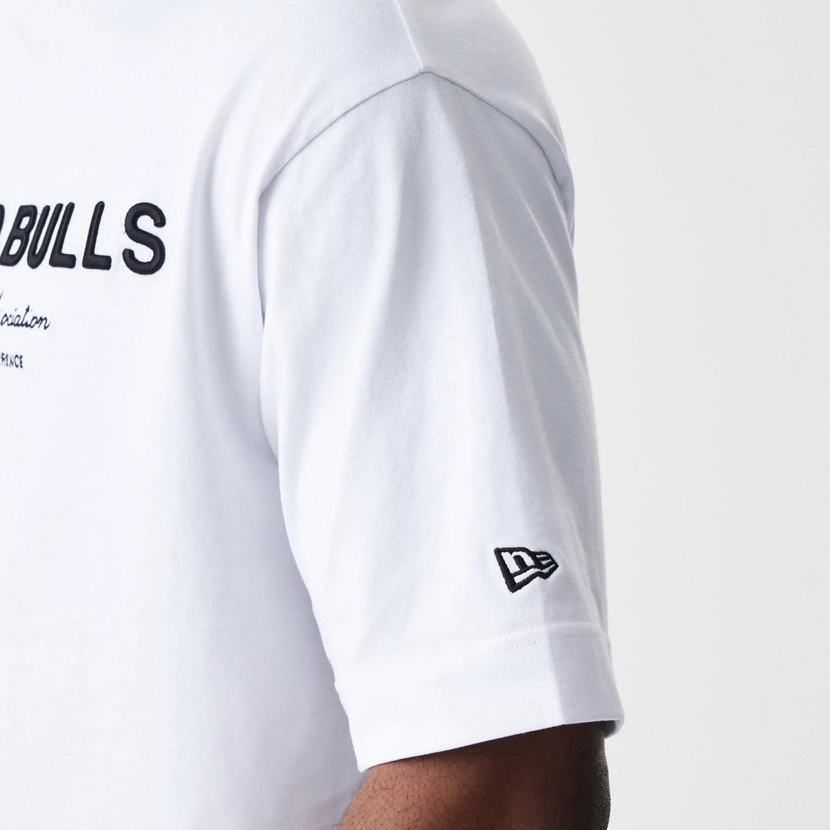 Chicago Bulls NBA Linear White T-Shirt-klyvox