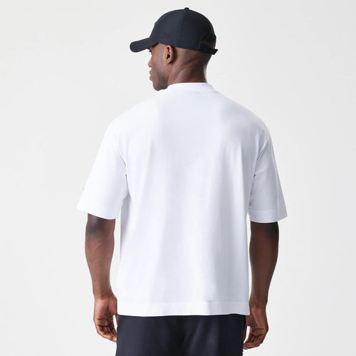 Chicago Bulls NBA Linear White T-Shirt-klyvox