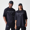 Chicago Bulls NBA Linear Black T-Shirt-klyvox