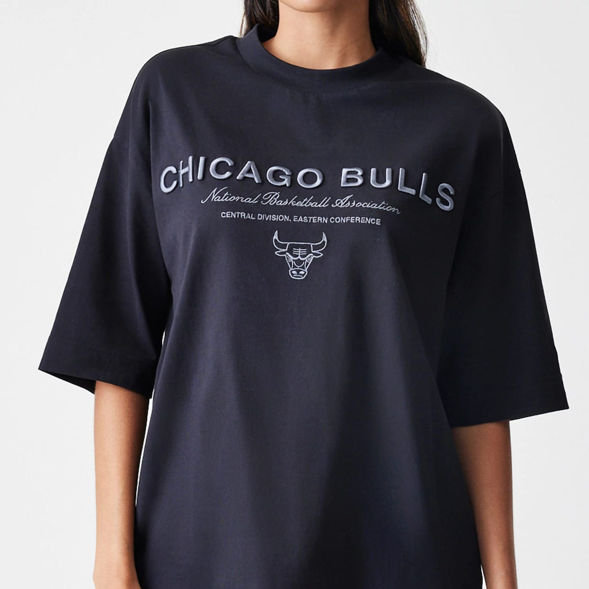 Chicago Bulls NBA Linear Black T-Shirt-klyvox