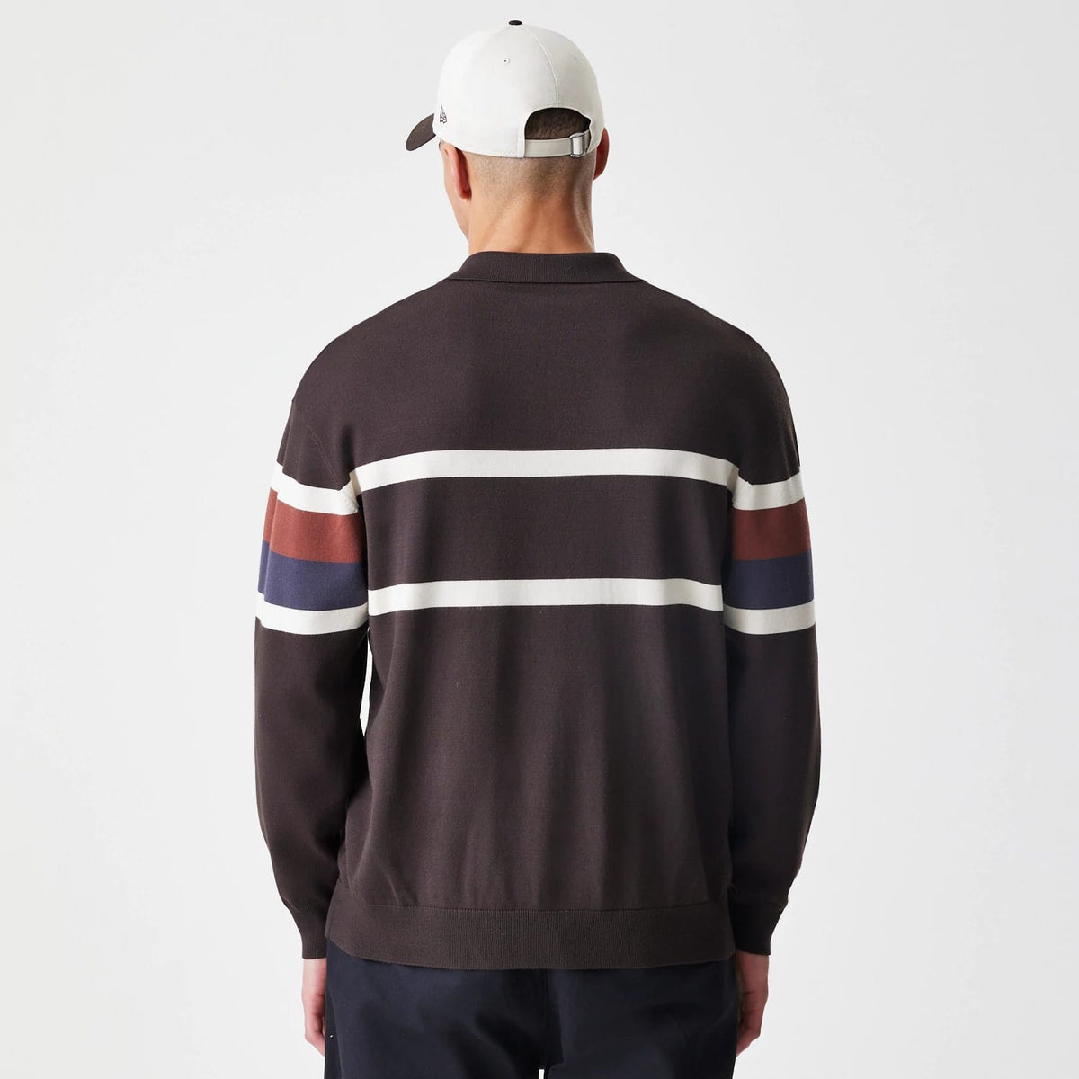 LA Dodgers MLB Knit Brown Rugby Shirt-klyvox