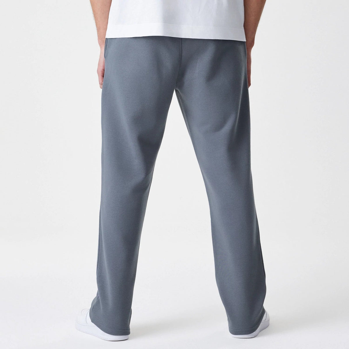 LA Lakers NBA Linear Dark Grey Straight Leg Joggers-klyvox