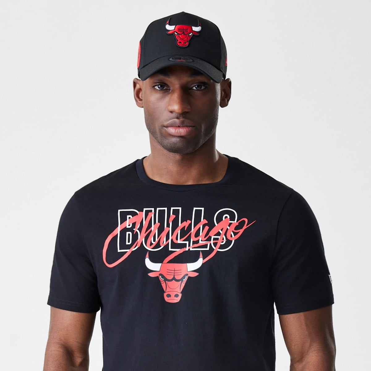 Chicago Bulls NBA Script Black T-Shirt-klyvox