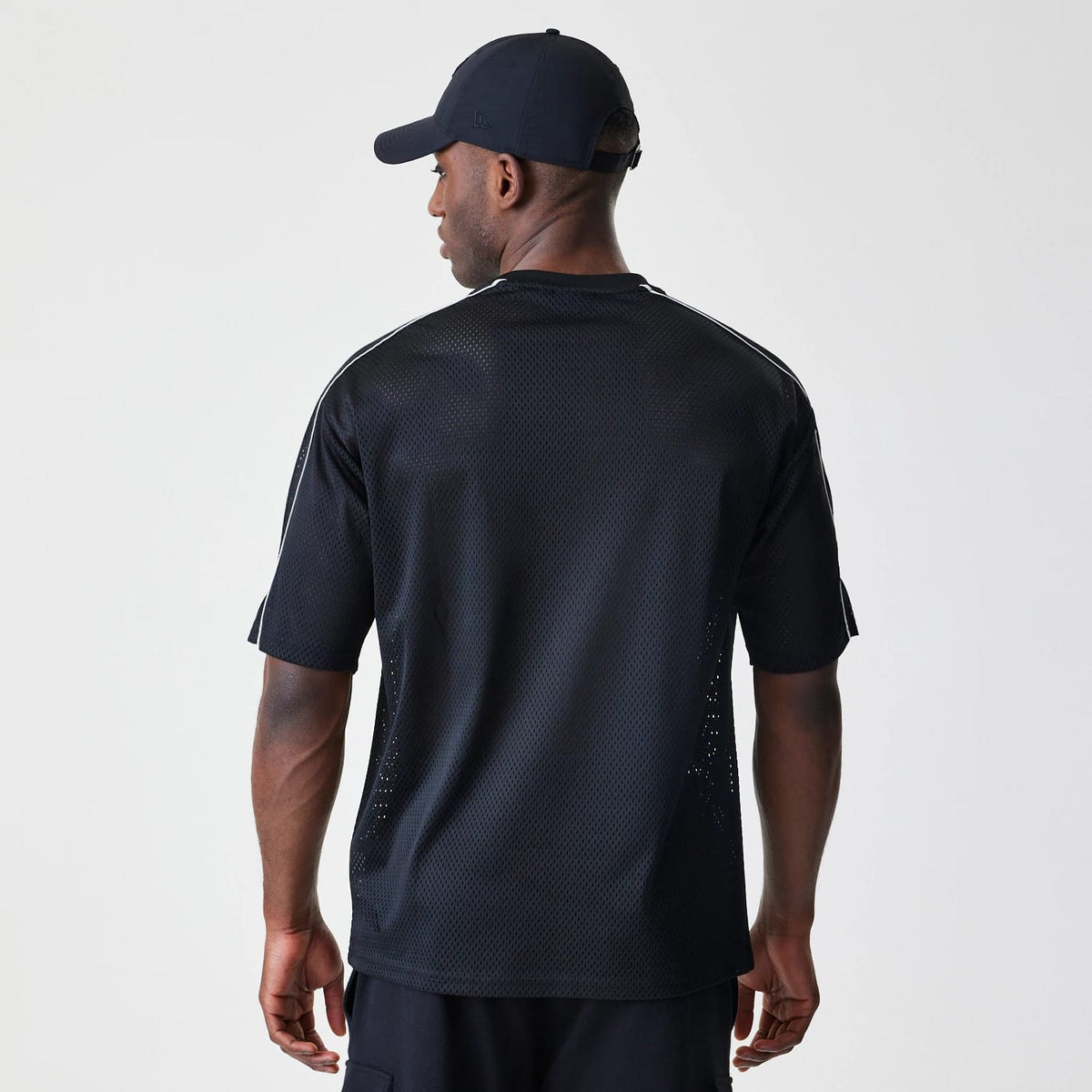 Chicago Bulls NBA Piping Black Oversized T-Shirt-klyvox