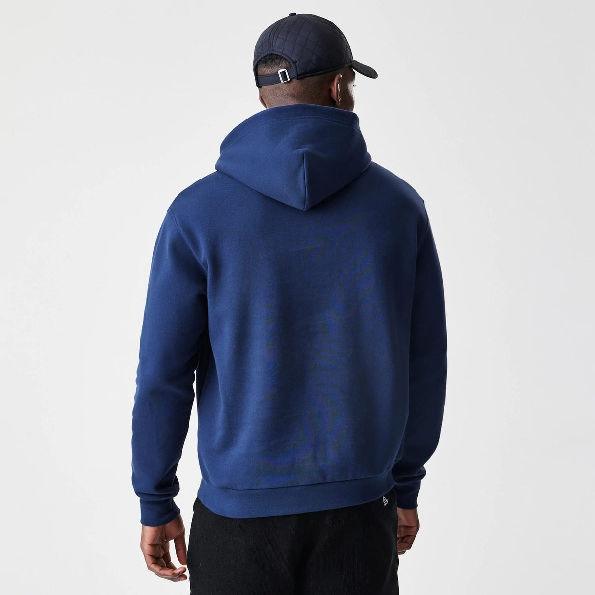 New York Yankees MLB Script Navy Oversized Pullover Hoodie-klyvox