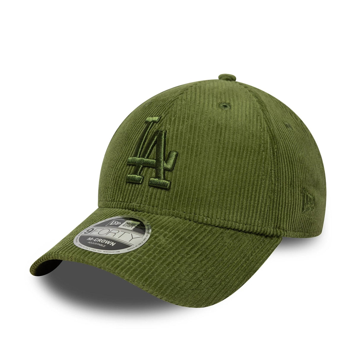 LA Dodgers MLB Cord Dark Green 9FORTY M-Crown Adjustable Cap-klyvox