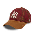 New York Yankees MLB Loden Suede Dark Red 9TWENTY Adjustable Cap-klyvox