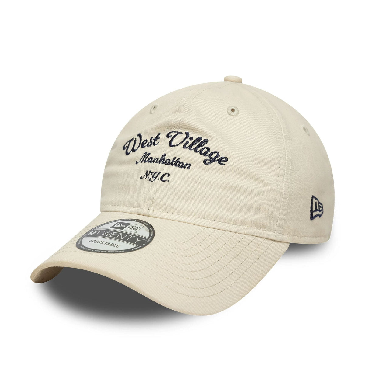 New Era Wordmark Cream 9TWENTY Adjustable Cap-klyvox