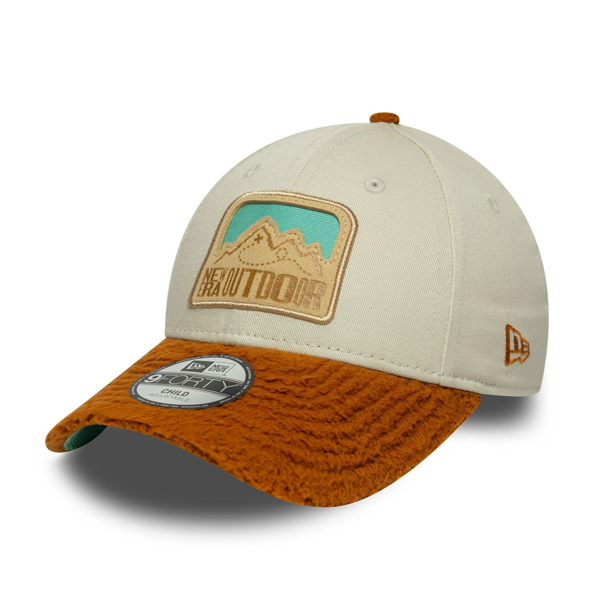 Child New Era Outdoor Cream 9FORTY Adjustable Cap-klyvox