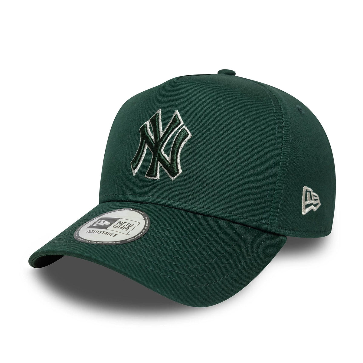 New York Yankees MLB Team Outline Dark Green 9FORTY E-Frame Adjustable Cap-klyvox
