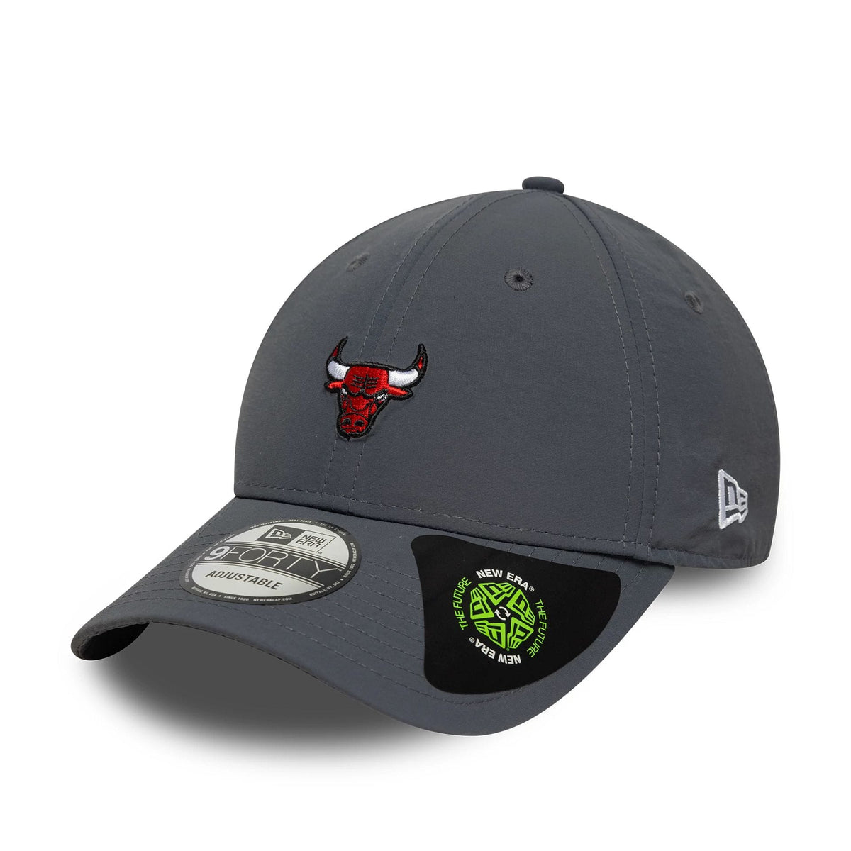 Chicago Bulls NBA Recycled Mini Dark Grey 9FORTY Adjustable Cap-klyvox
