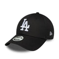 LA Dodgers Womens MLB League Essential Black 9FORTY Adjustable Cap-klyvox