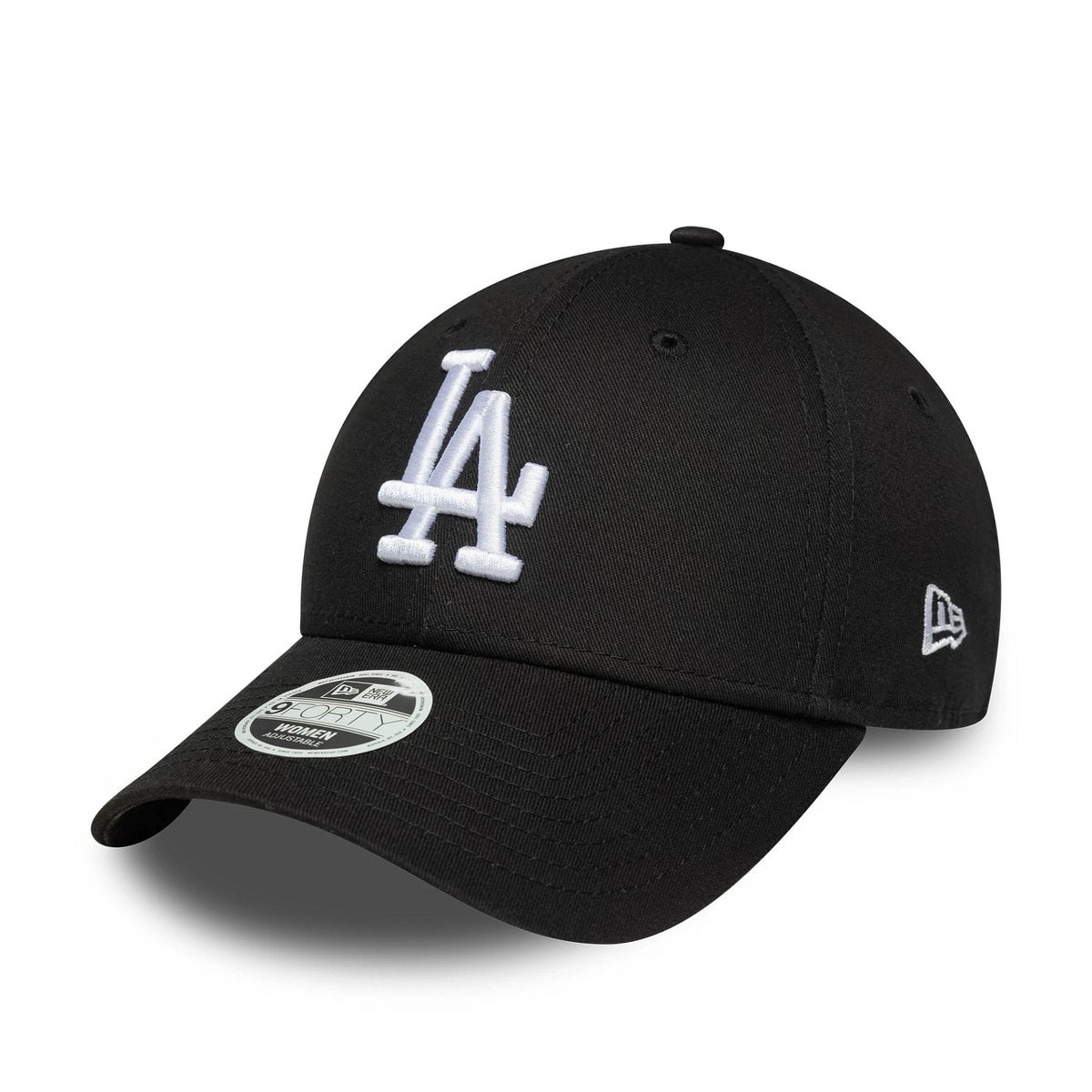 LA Dodgers Womens MLB League Essential Black 9FORTY Adjustable Cap-klyvox