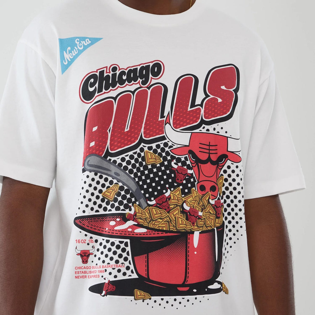 Chicago Bulls NBA Lifestyle Graphic White T-Shirt-klyvox