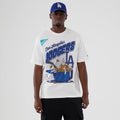 LA Dodgers MLB Lifestyle Graphic White T-Shirt-klyvox
