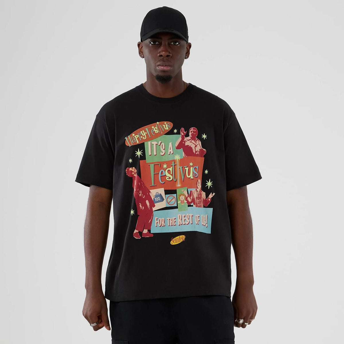Seinfeld Lifestyle Graphic Black T-Shirt-klyvox