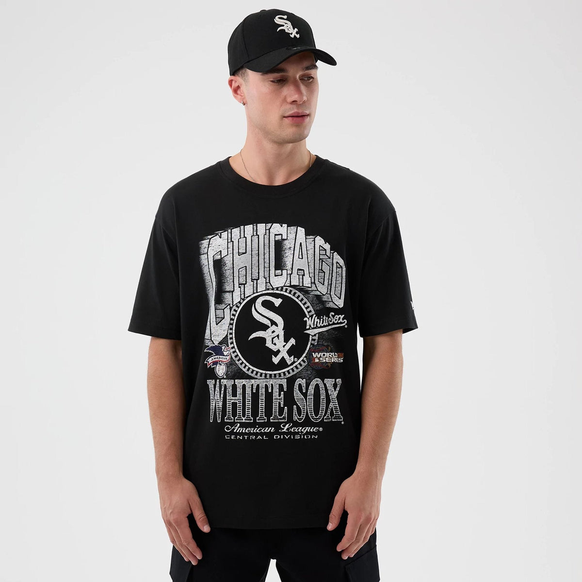 Chicago White Sox MLB Sport Classic Black T-Shirt-klyvox