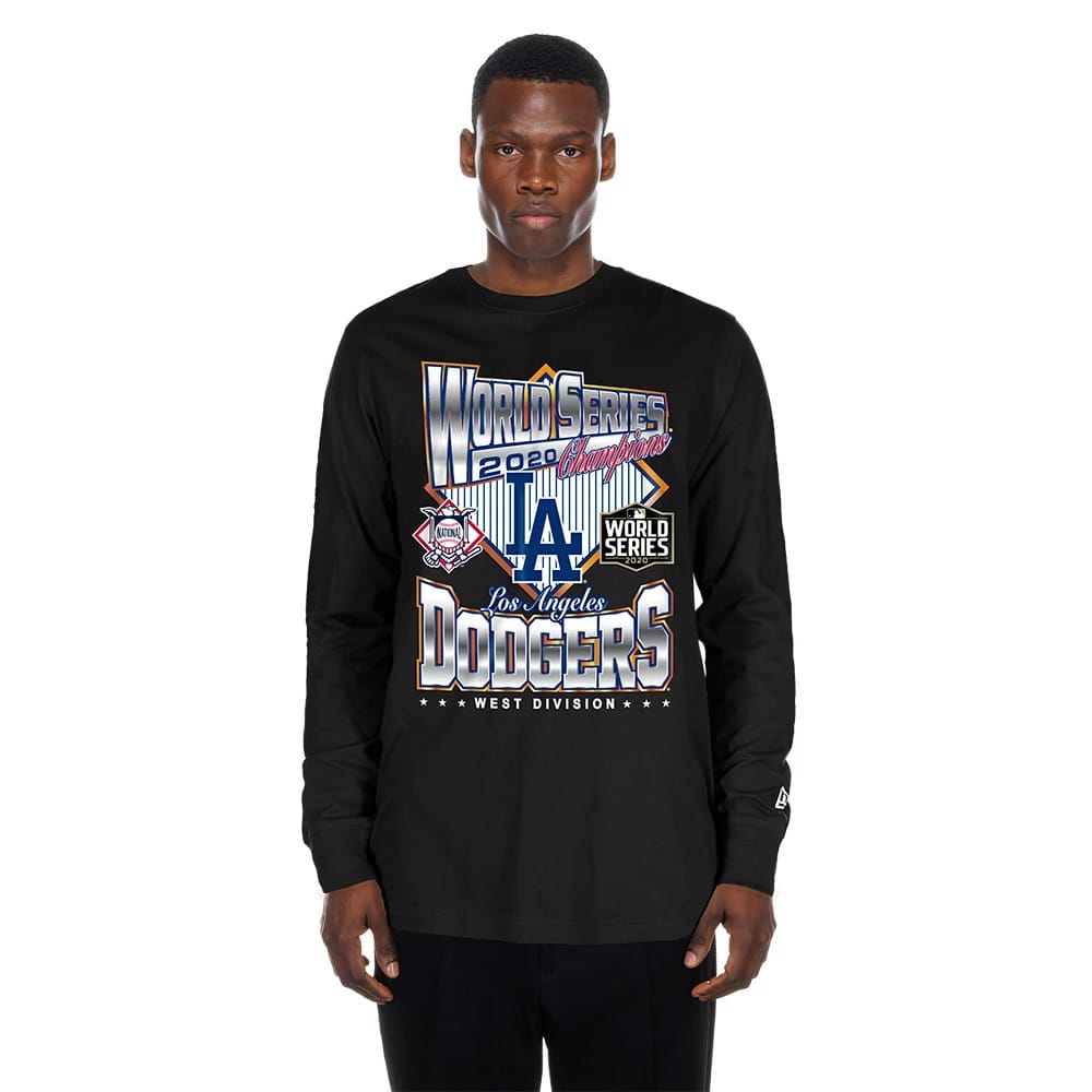 LA Dodgers MLB Sport Classic Black Long Sleeve T-Shirt-klyvox
