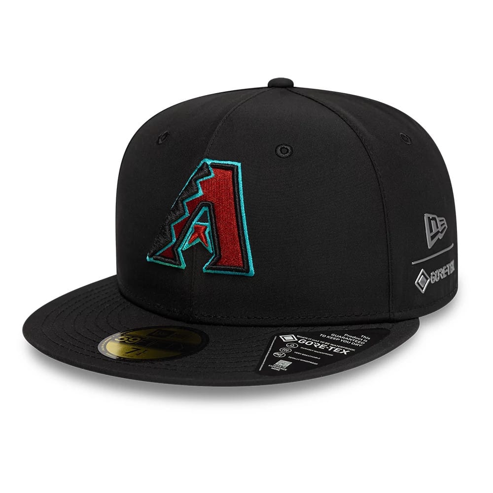 Arizona Diamondbacks MLB Gore-Tex Black 59FIFTY Fitted Cap-klyvox