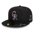 Colorado Rockies MLB Gore-Tex Black 59FIFTY Fitted Cap-klyvox