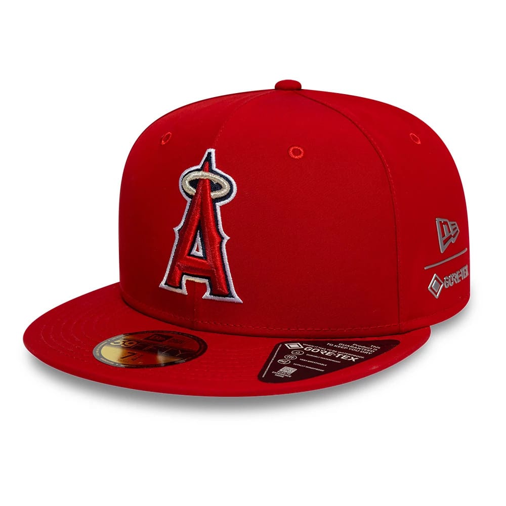 LA Angels MLB Gore-Tex Red 59FIFTY Fitted Cap-klyvox