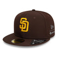 San Diego Padres MLB Gore-Tex Dark Brown 59FIFTY Fitted Cap-klyvox