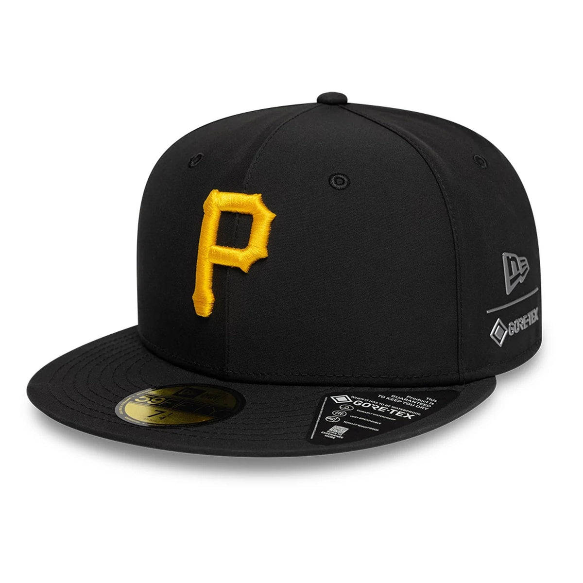 Pittsburgh Pirates MLB Gore-Tex Black 59FIFTY Fitted Cap-klyvox
