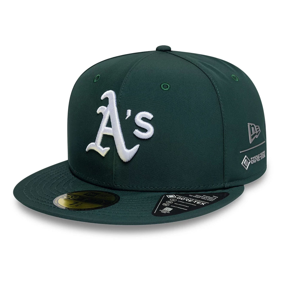 Athletics MLB Gore-Tex Dark Green 59FIFTY Fitted Cap-klyvox