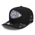 Kansas City Chiefs NFL Gore-Tex Black 9FIFTY A-Frame Snapback Adjustable Cap-klyvox