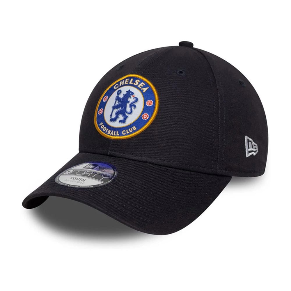 Chelsea FC Lion Crest Youth Core Blue 9FORTY Cap-klyvox