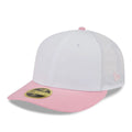 New Era Open White & Pink Low Profile 59FIFTY Fitted Cap-klyvox