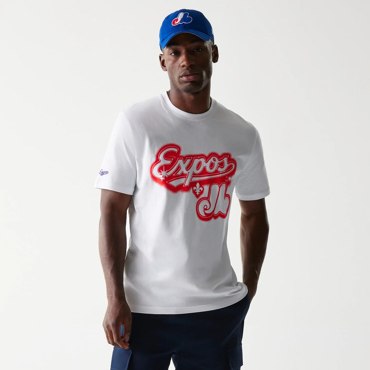 Montreal Expos OVO x MLB White T-Shirt-klyvox
