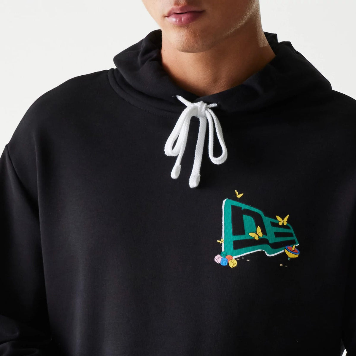 Netflix Squid Game Black Oversized Pullover Hoodie-klyvox