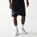 New Era Side Logo Navy Shorts-klyvox