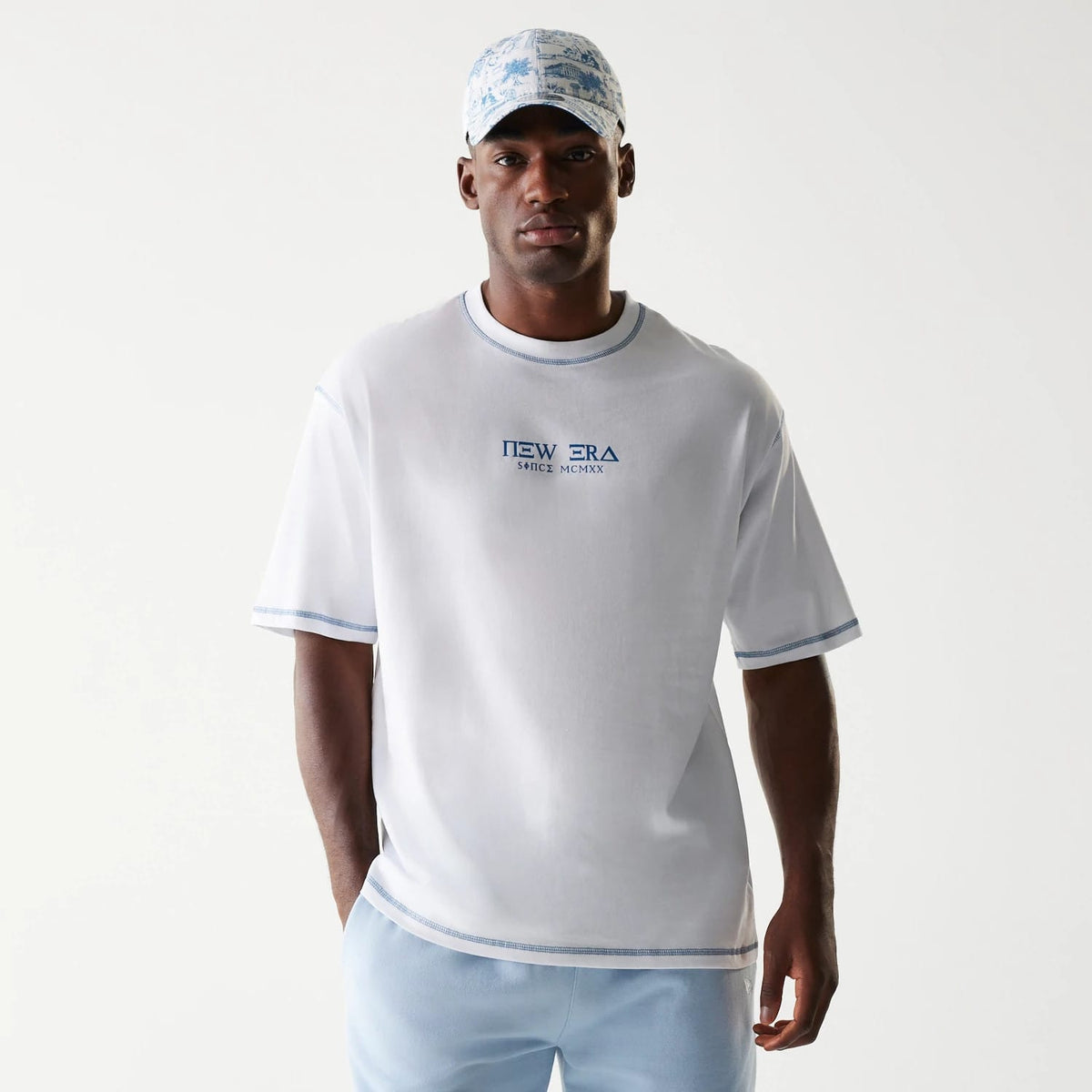 New Era Orthodox Church White Oversized T-Shirt-klyvox