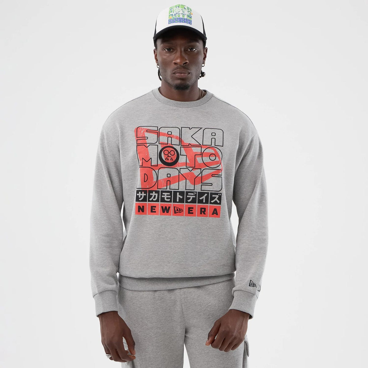 Sakamoto Days Netflix Grey Crew Neck Sweater-klyvox