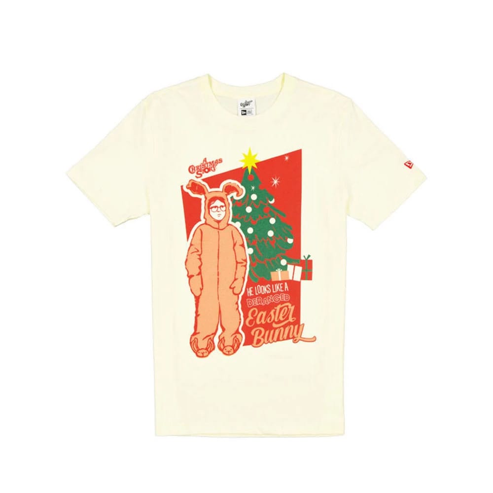 A Christmas Story Easter Bunny Cream T-Shirt-klyvox
