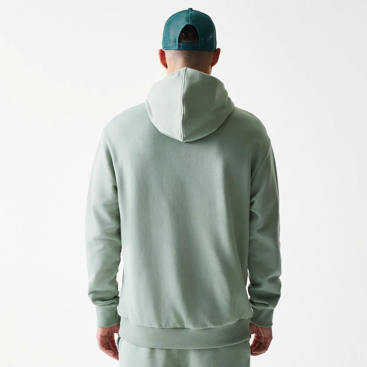 LA Dodgers MLB Midi Pastel Green Oversized Pullover Hoodie-klyvox