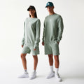 LA Dodgers MLB Midi Pastel Green Oversized Crew Neck Sweater-klyvox