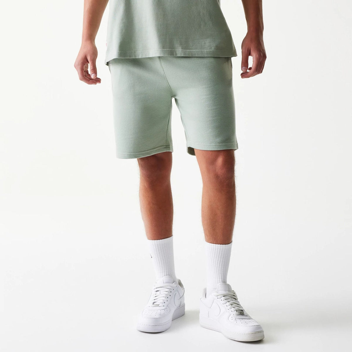 LA Dodgers MLB League Essential Midi Pastel Green Shorts-klyvox