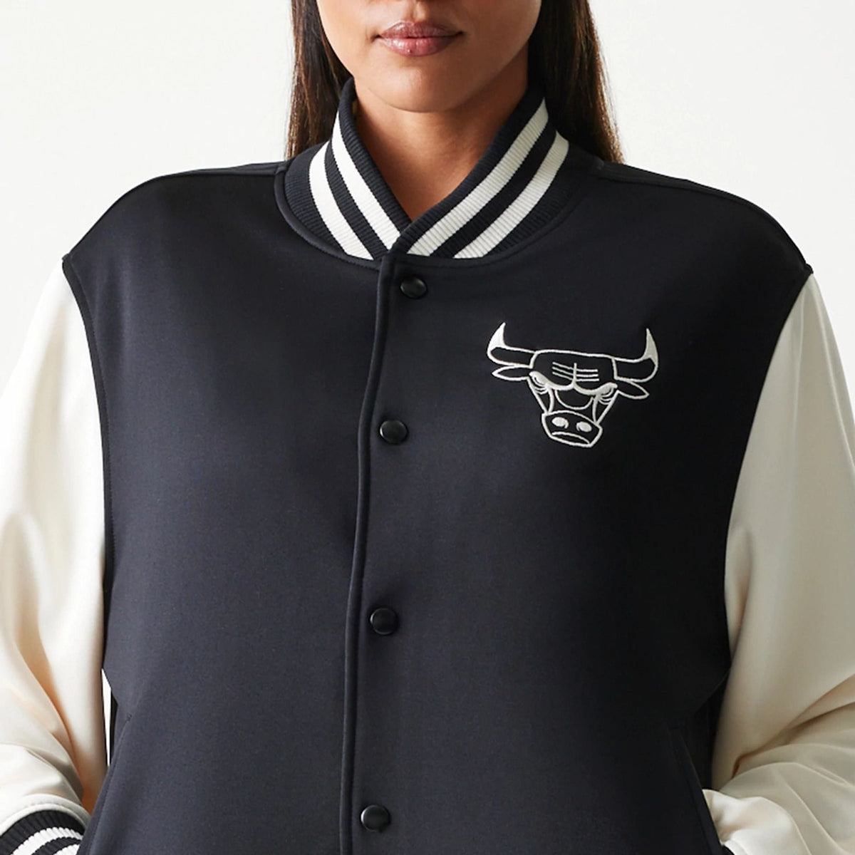 Chicago Bulls NBA Black Bomber Jacket-klyvox