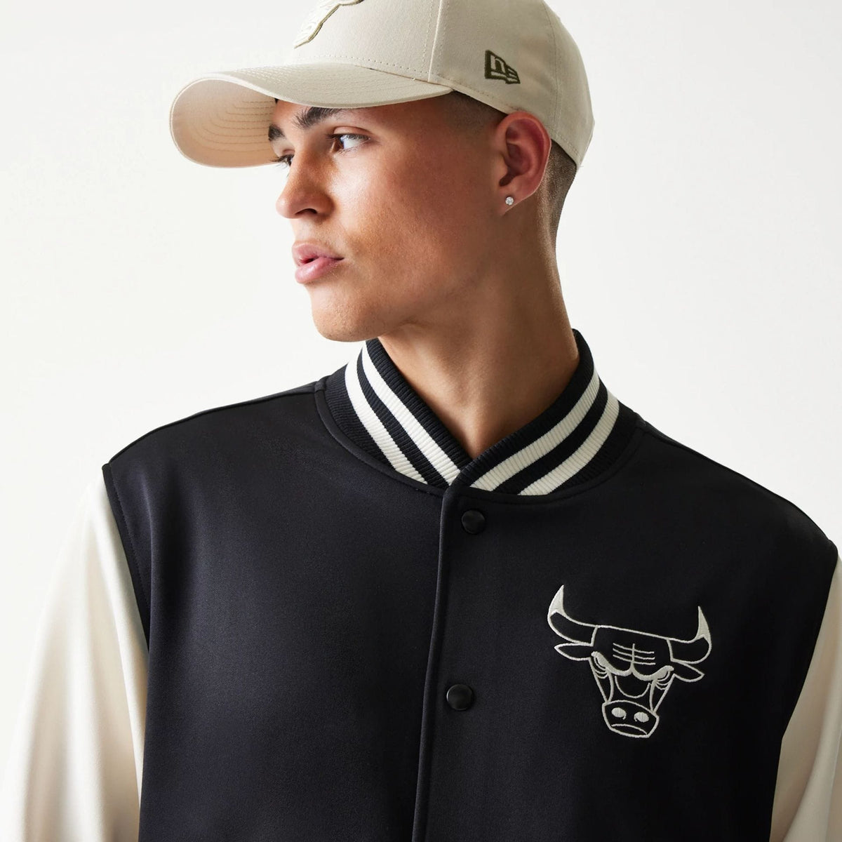 Chicago Bulls NBA Black Bomber Jacket-klyvox