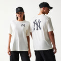 New York Yankees MLB Food Graphic Open White T-Shirt-klyvox