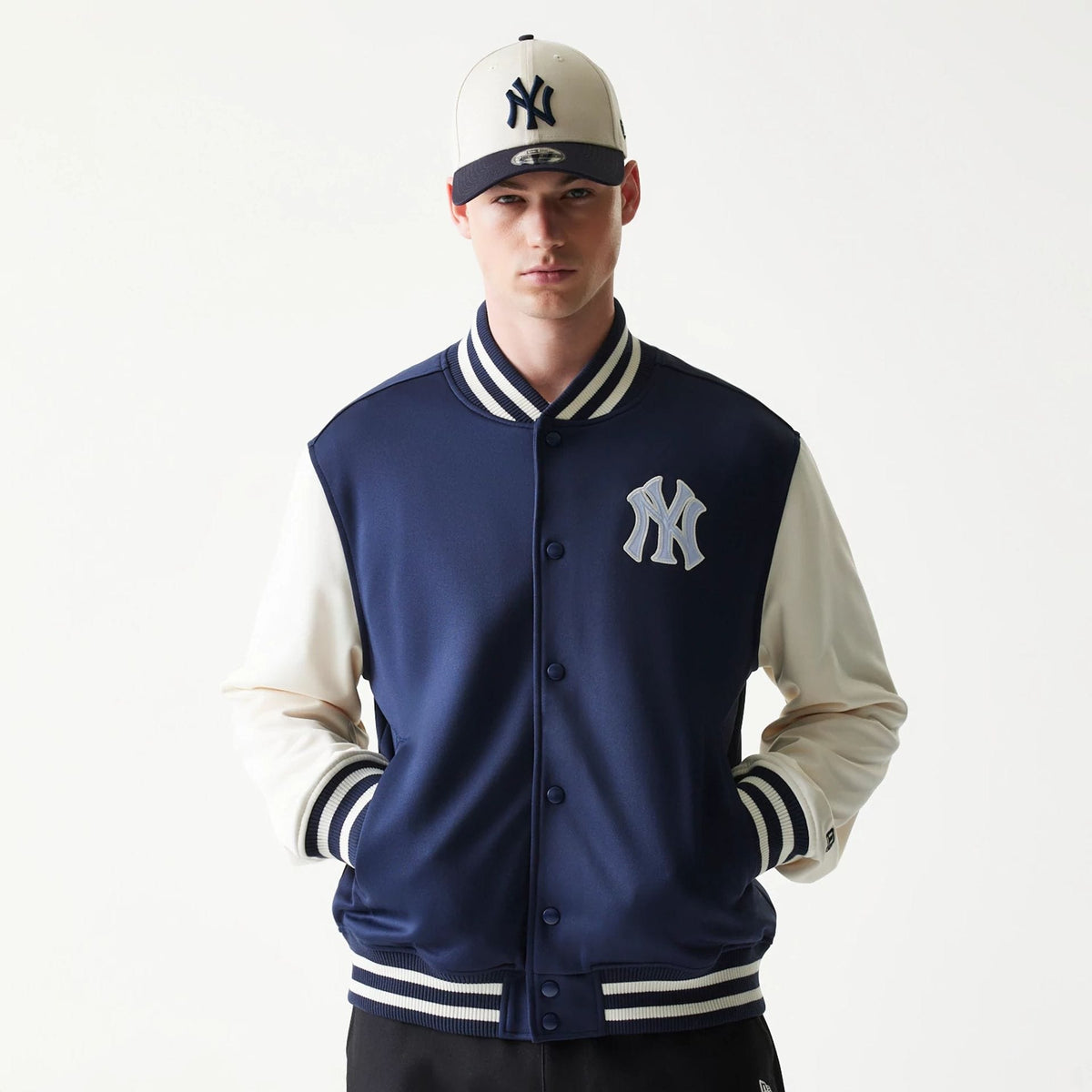 New York Yankees MLB Navy Bomber Jacket-klyvox