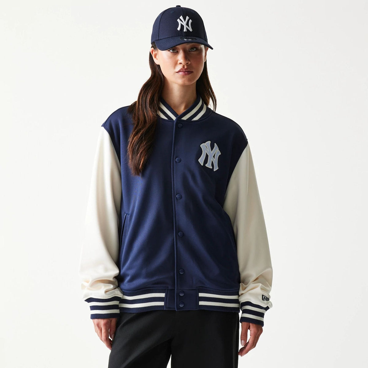 New York Yankees MLB Navy Bomber Jacket-klyvox