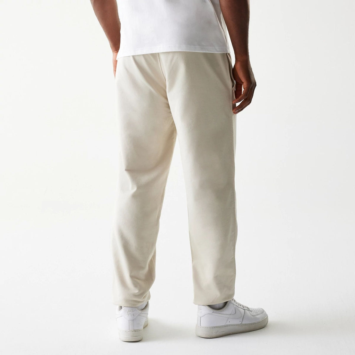 LA Lakers NBA League Essential Cream Joggers-klyvox